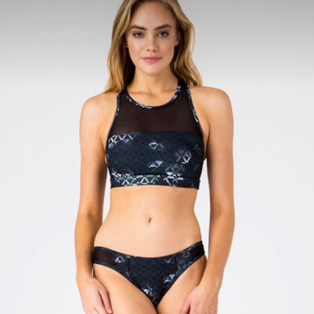 Sheridan Swim Sport Quad Mesh Bikini Set  NEW